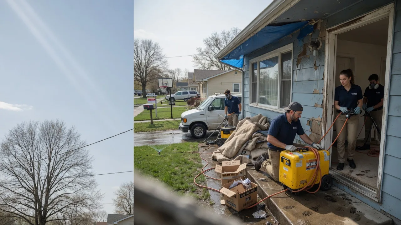 Basement Flood Cleanup in Baltic, CT near me